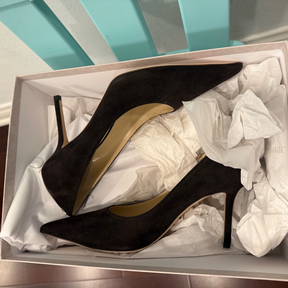 Jimmy Choo Brown Stiletto Heels